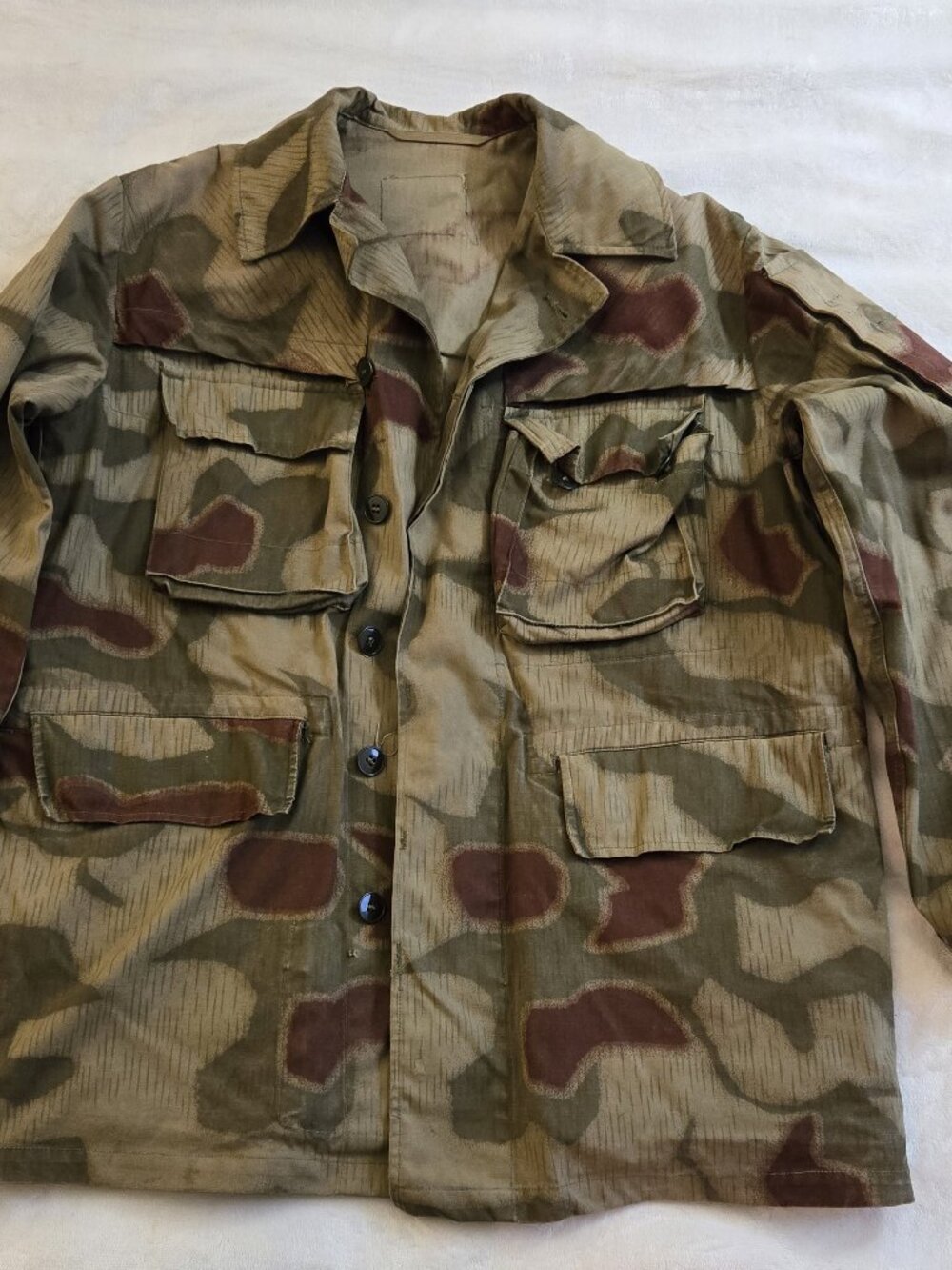 mens vintage German military coat medium